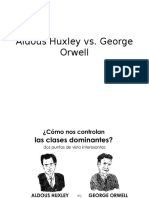 Aldous Huxley Vs George Orwell