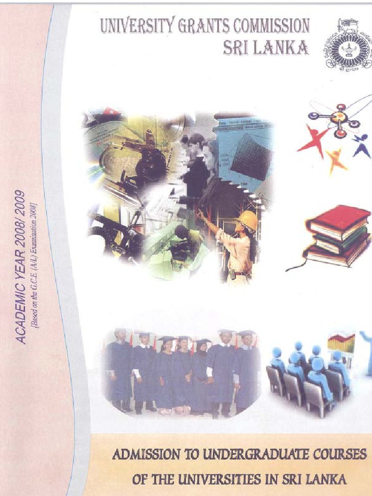 Admission To Undergraduate Courses of The Universities in Sri Lanka ...