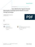 A Phase Calibration Method For Single Channel Monopulse Tracking Systems Based On Curve Fitting PDF