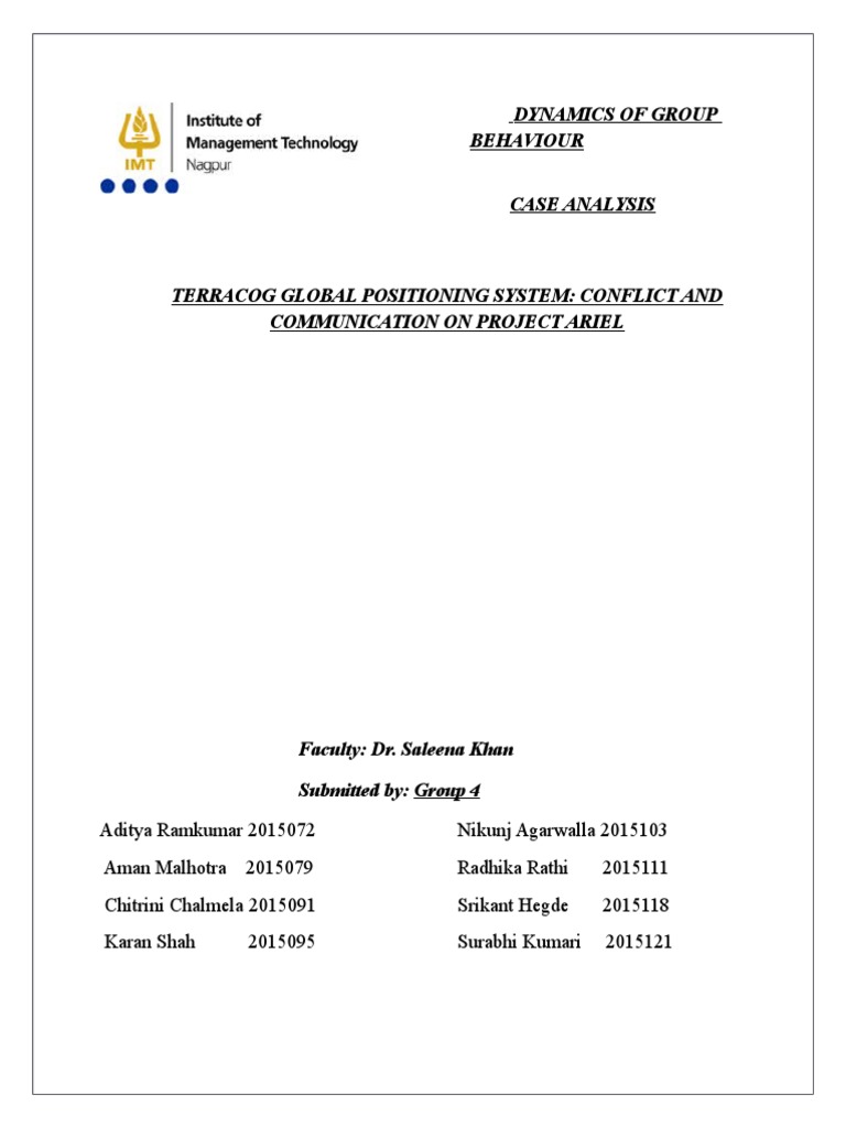 Conflict and Poor Communication Derail TerraCog's Project Aerial Launch