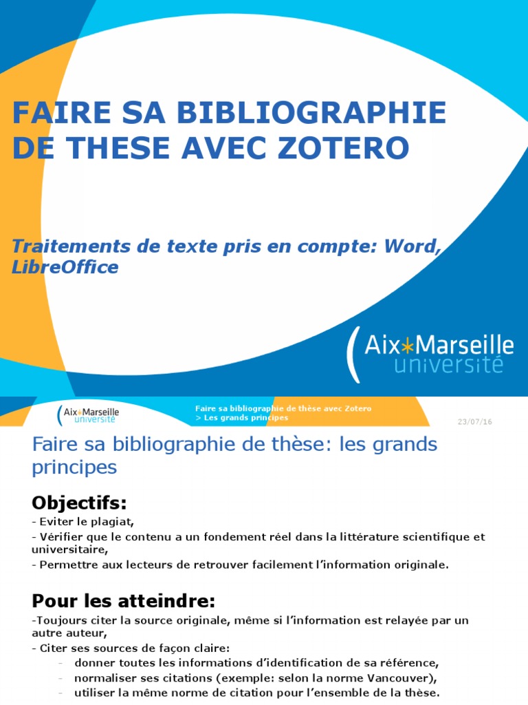 Zotero Pour Doctorants 1 Internet Technologie