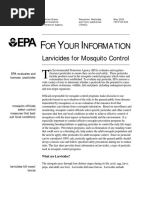 OR OUR Nformation: Larvicides For Mosquito Control