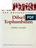 Pierre Achard - Dilsel Toplumbilim
