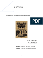 Resumen Del Libro: Fragmentos de Antropología Anarquista