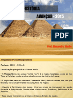 Aula 01 - Povos Mesopotâmicos e Civilização Egípcia