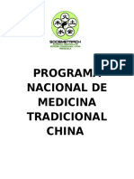 00 Programa Nacional de Medicina Tradicional China. Sociemetrac