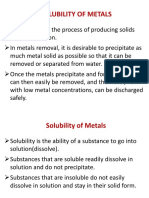 11. Metal Solubility
