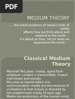 2 Medium Theory