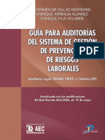 Guia para Auditorias Del Sistema de Gestion de Prevencion de Riesgos Laborales