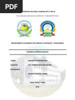 FINANZAS  INTERNACIONALES