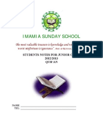 Quran Class by Immamia Sunday School