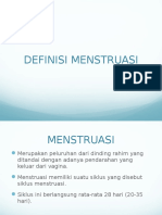 Definisi Dan Siklus Menstruasi