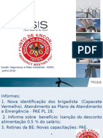 Saúde Segurança e Meio Ambiente - SSMA Junho 2016