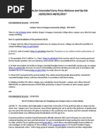 Download Texas Students for Concealed Carry - Campus Carry Press Releases  Op-Eds - Oct 2 2015 - Aug 1 2017 by Texas Students for Concealed Carry SN319141232 doc pdf