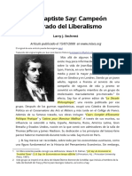 JJ Say Campeón Ignorado Del Capitalismo