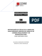 WPCC 162535 SanhuezaLópez MetodologíaCálculoRentaSueloMedianteAnálisisImpactoCambiosRegulatoriosInfraestructura