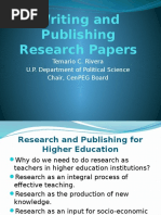 Research and Publishing - 2014