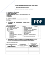 Formato Informe de Gestion de Residuos Peligrosos (Sector Salud y Afines)