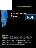 Reaksi Tolak Pakan, Contoh Kasus Dermatitis Alergis