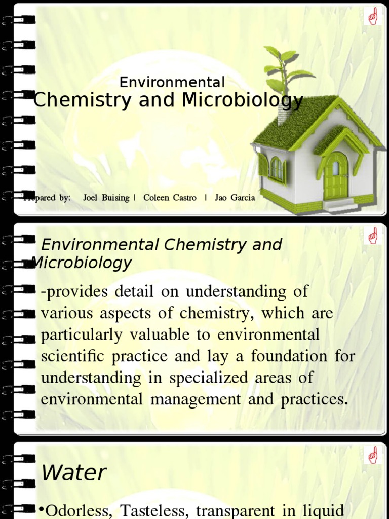 Environmental Chemistry Overview | PDF | Properties Of Water ...