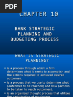 Bank Strategic Planning and Budgeting Process