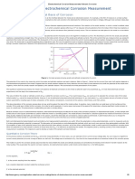 Electrochemical Corrosion Measurements-Galvanic Corrosion