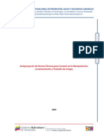 Anteproyecto Norma Tecnica Manipulacion de Cargas.pdf