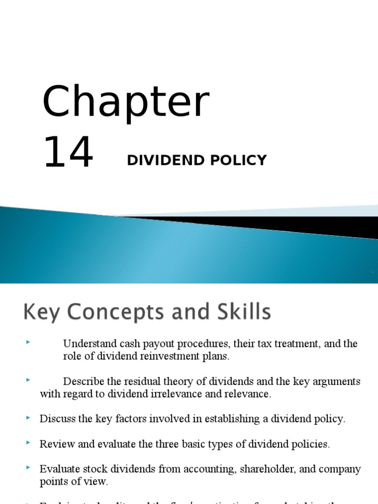 Understanding Dividend Policy Essentials | PDF | Dividend | Share ...