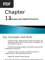 Chap13 Leverage and Capital Structure