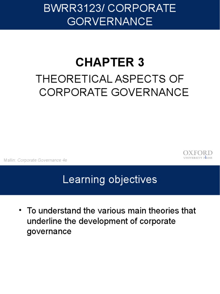 case study on corporate governance report