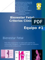 Bienestar Fetal Criterios Clinicos