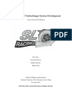 Formula SAE Turbocharger Engine Development