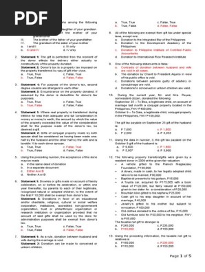 AIR - Donor's Tax