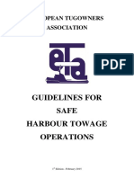 ETA - Guideline For Safe Harbour Towage Operatios