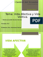 Vida Afectiva y Volitiva