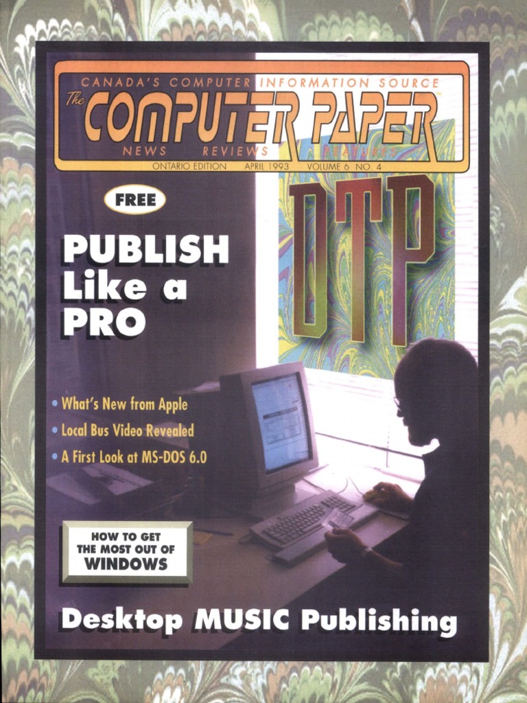 ミュージック 123 1993-04 The Computer Paper - Ontario Edition | PDF | Windows