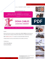 DOHA CABLES Invitation Letter