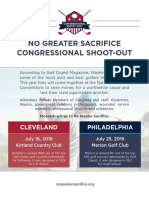 NGS Congressional Shoot Out Flyer and Sponsor Levels