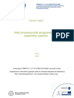 Gimesi László - Intel Processzorok Programozása Assembly Nyelven (2015)
