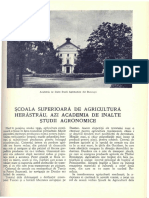 Scoala Superioara de Agricultura Herastrau, Azi Academia de Inalte Studii Agronomice_p.273-283