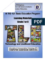 k to 12 Entrep-based Pc Hardware Servicing Learning Module