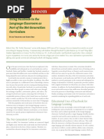 Using Facebook in the Language Classroom as Part of the Net Generation Curriculum