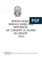 Minggu Sains Dan Matematik 2012