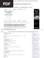 Download 120 TOP Electrolysis and Storage of Batteries - Electrical Engineering Multiple Choice Questions and Answers _ MCQs preparation for Engineering Competitive Examspdf by Zohaib Alam SN319202803 doc pdf