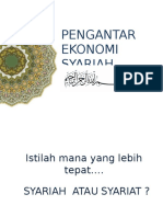 Pengantar Ekonomi Dan Akad-Akad Muamalah Syariah