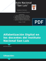 Alfabetización Digital de los profesores