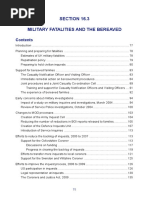 16.3 Military Fatalities and the Bereaved