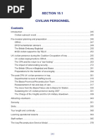 15.1 Civilian Personnel