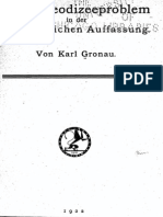 K. Gronau, Das Theodizeeproblem in Der Altchristlichen Auffasung, Tübingen 1922