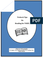 Reading Tips TOEFL